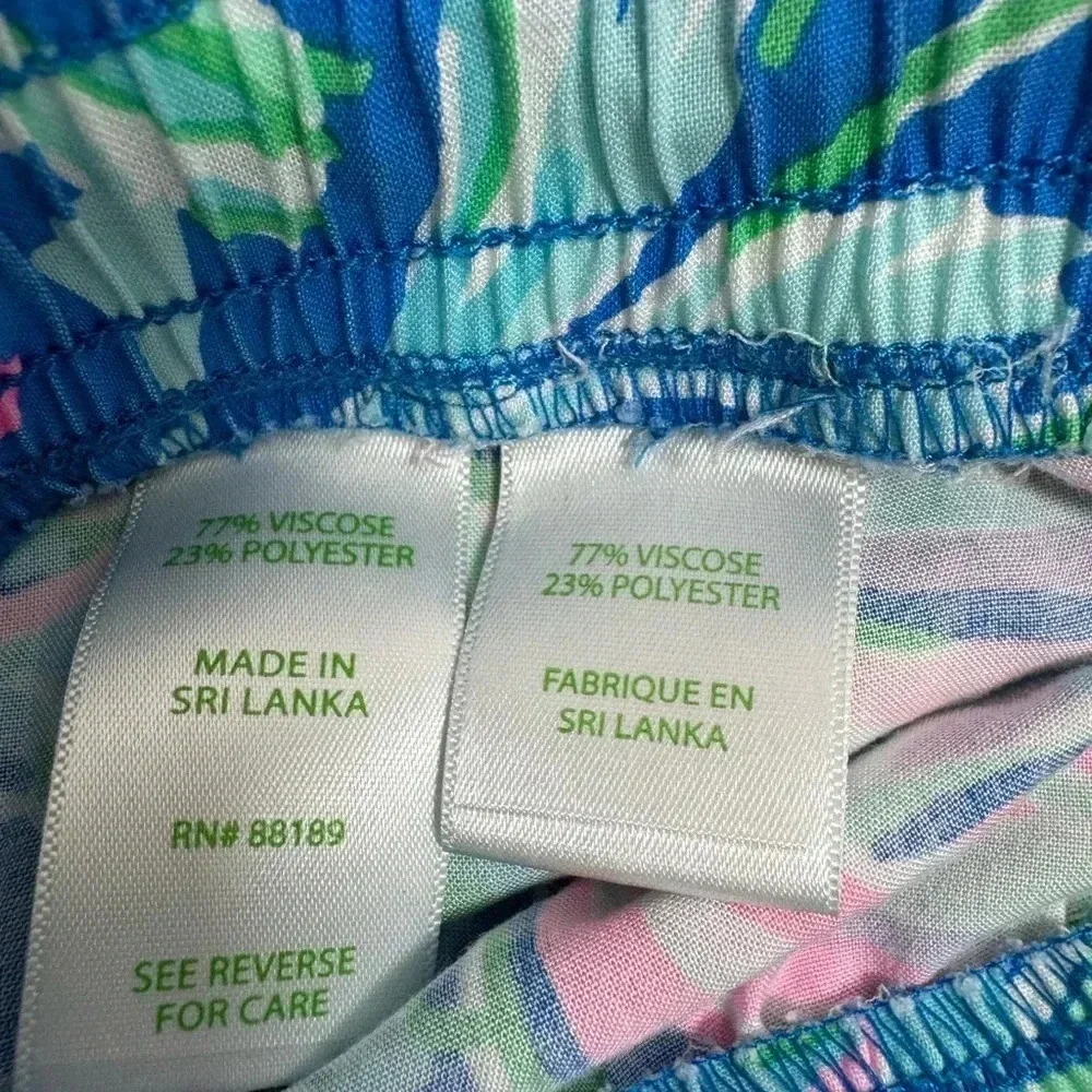 Lilly Pulitzer Women’s Katia Mid-Rise short‎ fancy fins engineered size XS